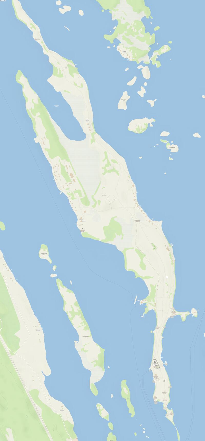  карта Кижи