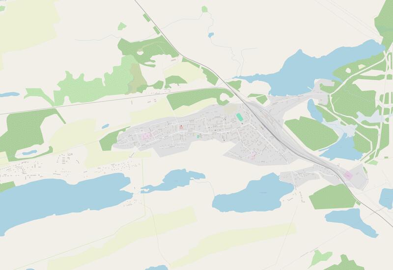Топографическая карта Лоухи