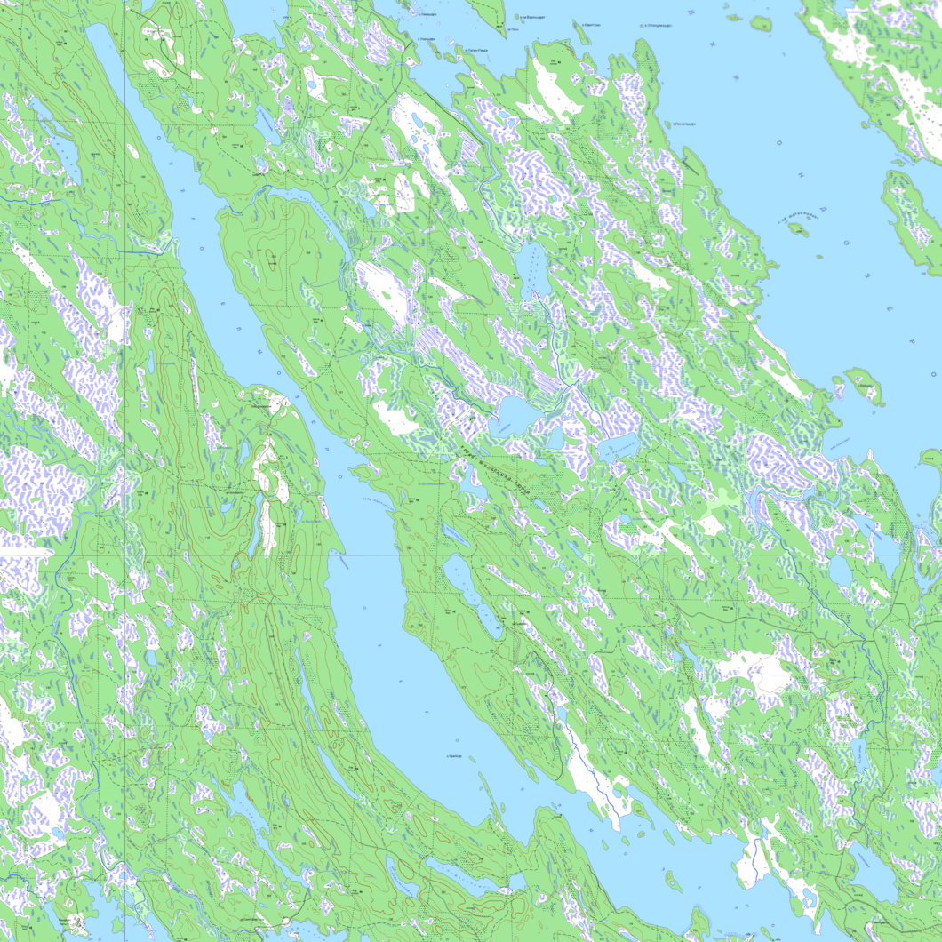 карта  озеро Елмозеро  в хорошем качестве