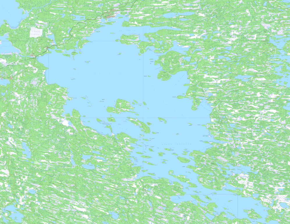 карта  озеро Топозеро   в хорошем качестве