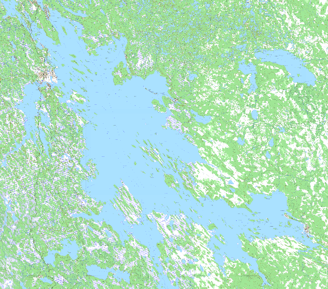 карта  озеро Выгозеро  в хорошем качестве