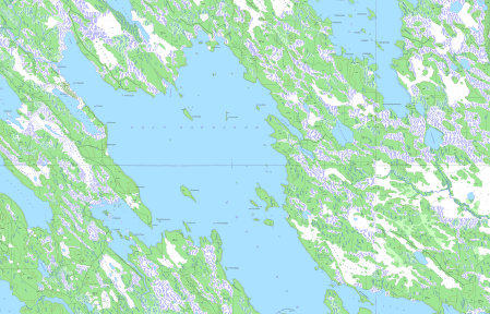 карта  озеро Ондозеро  в хорошем качестве