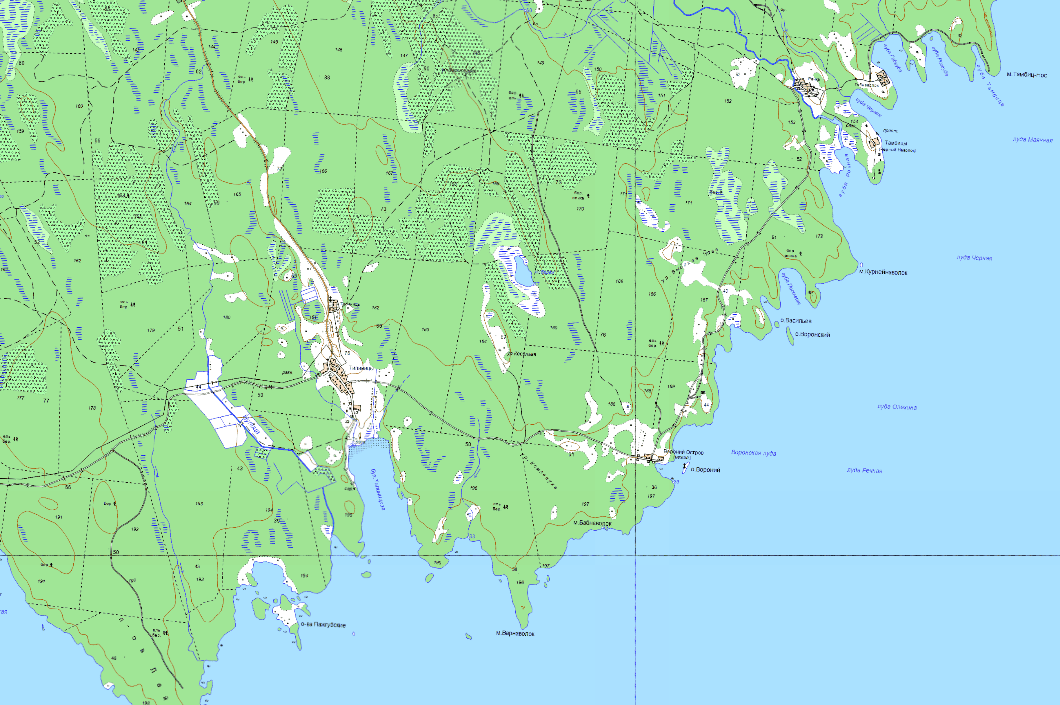 карта гостевой домик остров Вороний в хорошем качестве